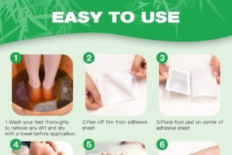 100pads foot pads natural bamboo vinegar ginger powder foot pads deep cleansing foot paches for stress relief better sle 3
