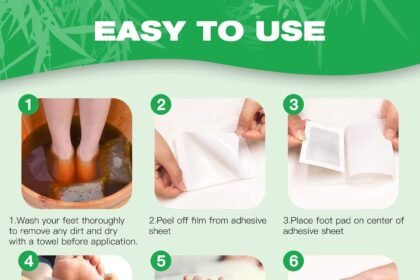 100pads foot pads natural bamboo vinegar ginger powder foot pads deep cleansing foot paches for stress relief better sle 3