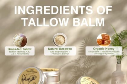 Beef tallow for skin tallow and honey creamtallow face moisturizer natural organic grass fed beef tallow balm with raw h 2