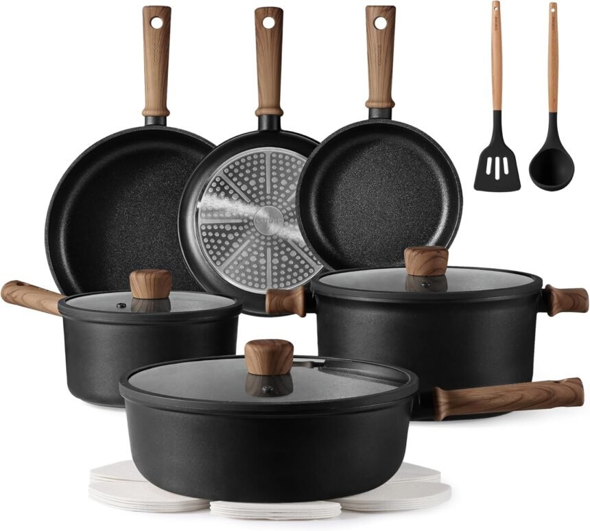 Carote nonstick pots and panscookware set 16pcs kitchen cooking sets pot and pan non stick wfrying pan