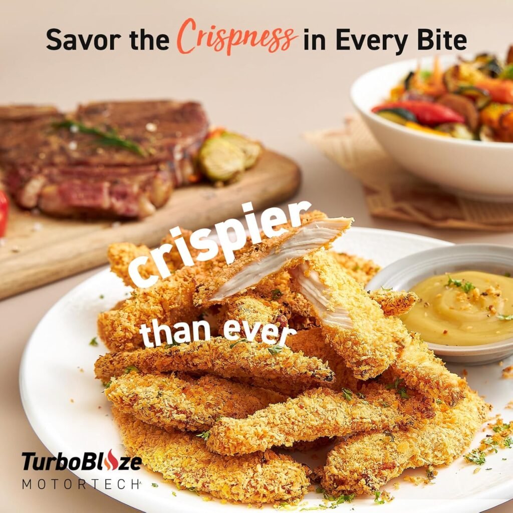 COSORI Air Fryer 9-in-1, Compact  Large 6-Qt, Fast Turbo Modes, 90°–450°F Even Results With Precise Temperature Control, Up to 95% Less Oil*, Roast, Bake, Dry, Reheat, Frozen, Broil, Proof, Grey
