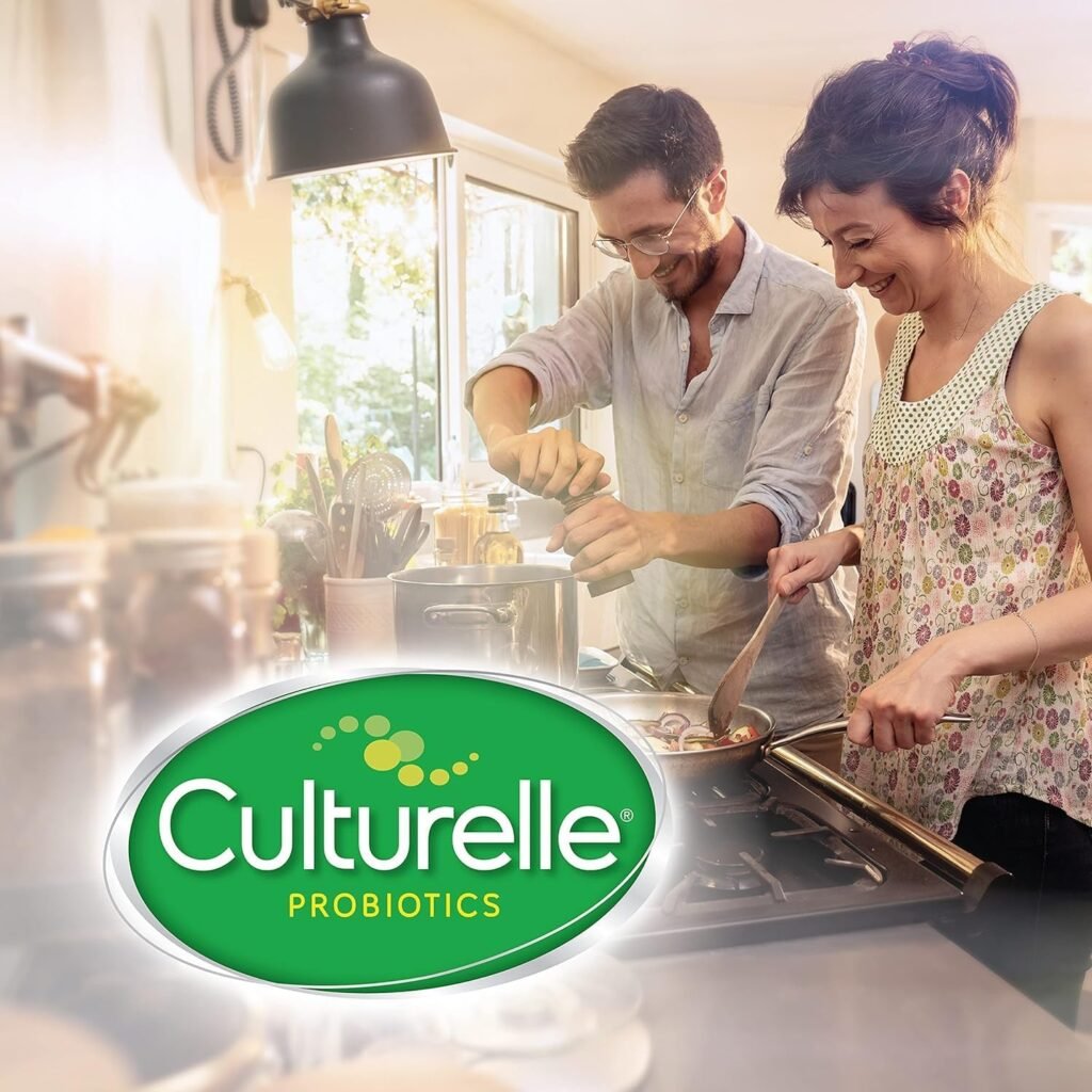 Culturelle Pro Strength Daily Probiotics For Digestive Health (2 Month Supply) with Prebiotics for Women  Men, Supports Occasional Diarrhea, Gas  Bloating, Gluten  Soy Free, 60 Count