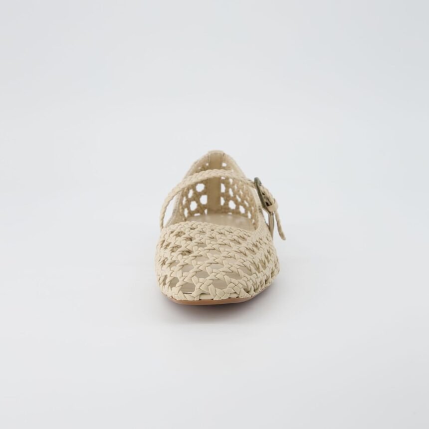 Cushionaire womens weston woven mary jane flat memory foam wide widths available 1