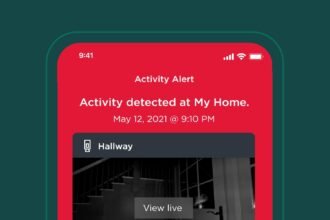 Ecobee smartcamera indoor wifi security camera smart home security system 1080p hd 180 degree fov night vision 2 way aud 2
