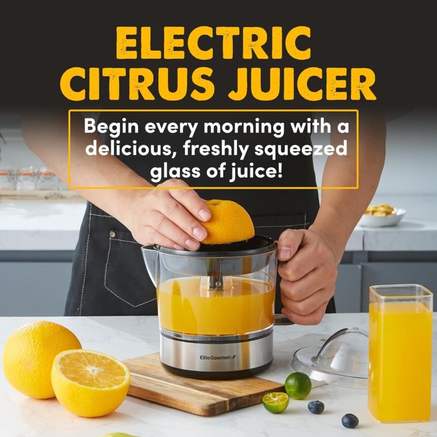 Elite gourmet citrus juicer review