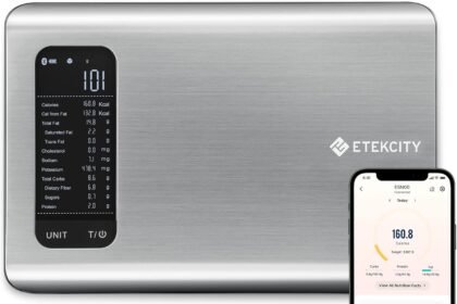 Etekcity smart food kitchen scale with nutritional calculator free app with 19 nutrients tracking calorie marco digital
