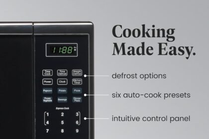 Farberware countertop microwave 700 watts 07 cu ft microwave oven with led lighting and child lock perfect for apartment 2