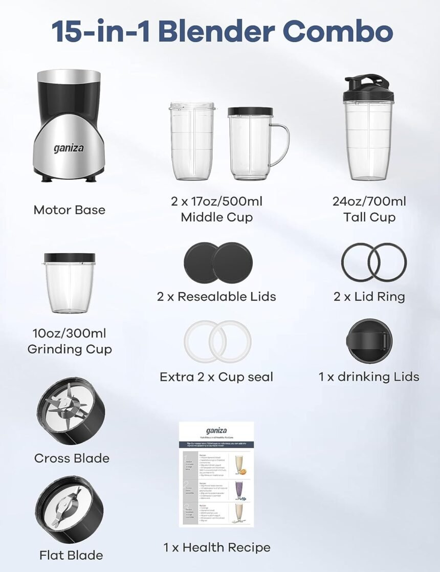 Ganiza smoothie blender review