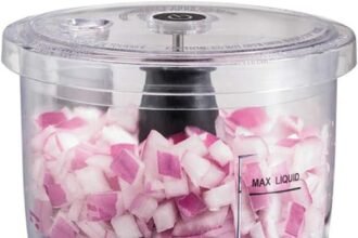 Hamilton beach electric vegetable chopper mini food processor 3 cup 350 watts for dicing mincing and puree black 72850