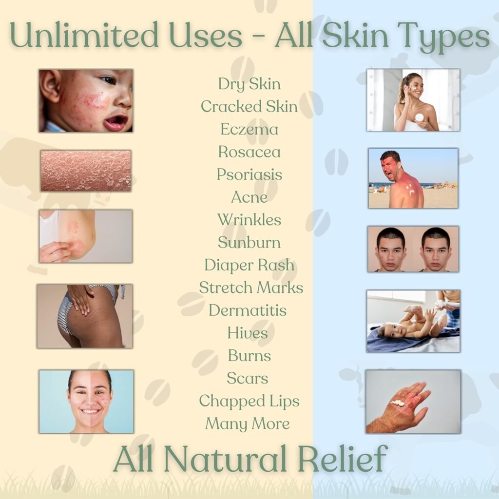 Handmade NAKED TALLOW BALM | 1 Ingredient - 100% Grass Fed Tallow | Whole Body  Face | Whipped  UNSCENTED for Sensititve Dry Skin, Babies, Eczema, Psoriasis, Rosacea (2oz)
