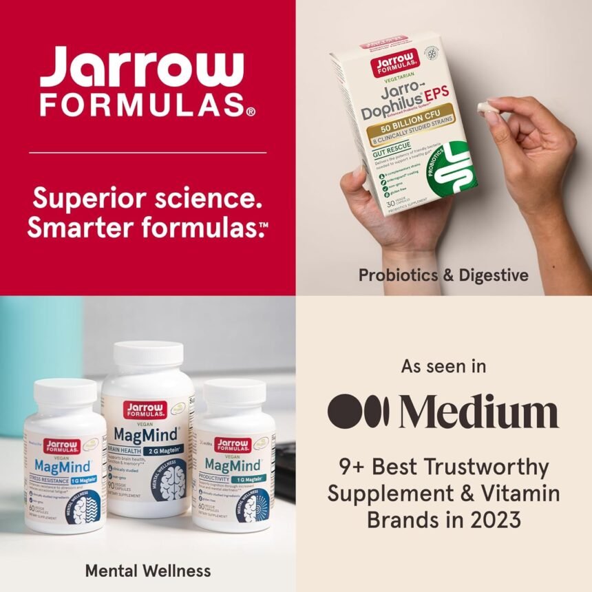 Jarrow probiotics 10 billion cfu review