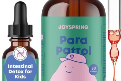 Joyspring kids liquid cleanse natural liquid detox alcohol free supplement for digestive health 1 fl oz 30 servings