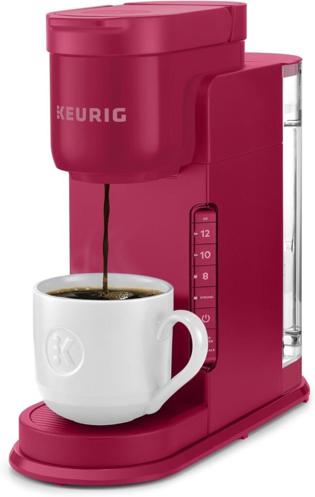 Keurig K-Express Single Serve K-Cup Pod Coffee Maker, 3 Brew Sizes, Strong Button Feature, 42oz Removable Reservoir, Mint