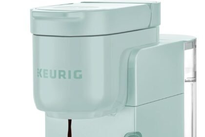 Keurig k express single serve k cup pod coffee maker 3 brew sizes strong button feature 42oz removable reservoir mint