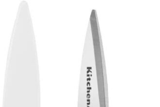 Kitchenaid all purpose kitchen shears with protective sheath durable stainless steel scissors dishwasher safe soft grip