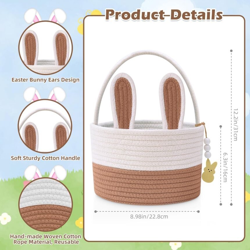 Large bunny easter basket review