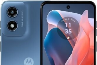 Moto g play 2024 unlocked made for us 464gb 50mp camera sapphire blue