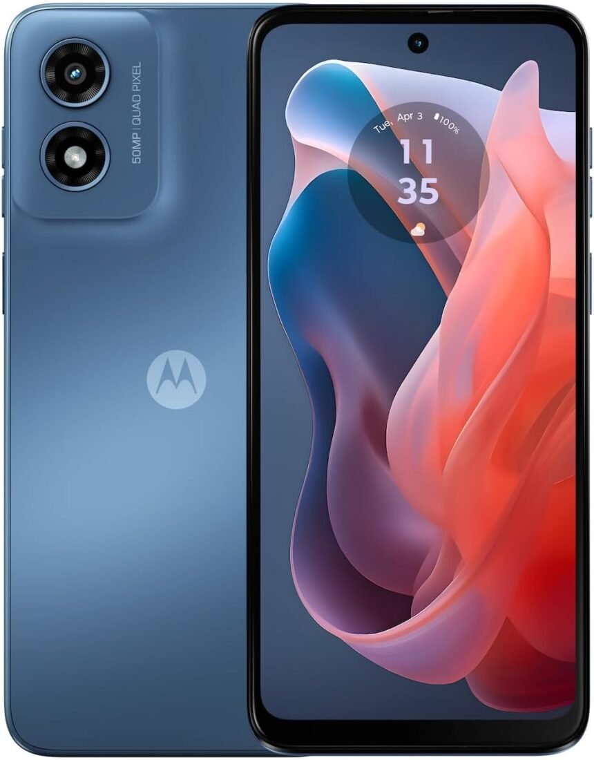 Moto g play 2024 unlocked made for us 464gb 50mp camera sapphire blue