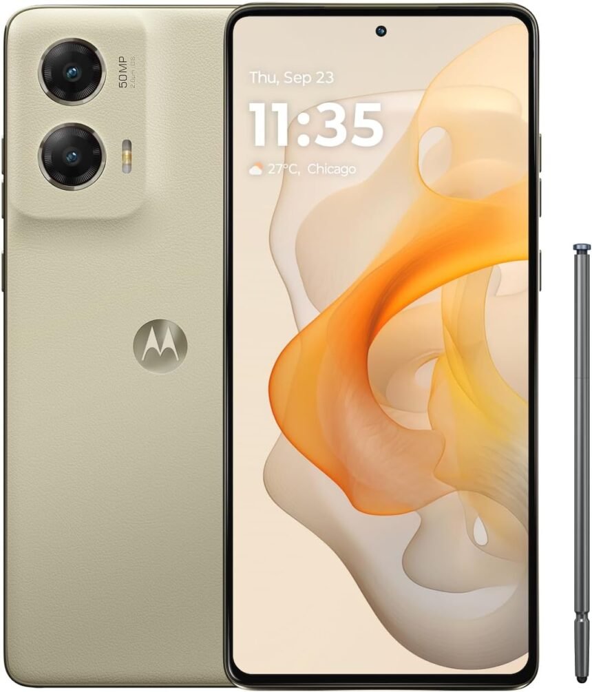 Moto g stylus 5g 2024 unlocked made for us 8256gb 50mp camera caramel latte