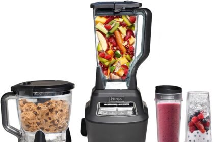 Ninja blender mega kitchen system 1500w 4 functions for smoothies processing dough drinks more with 72 blender pitcher 6