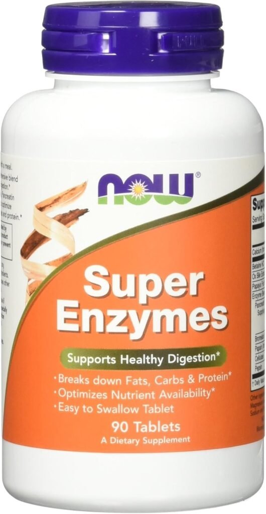 NOW Super Enzymes, 90 Tablets (Pack of 2)
