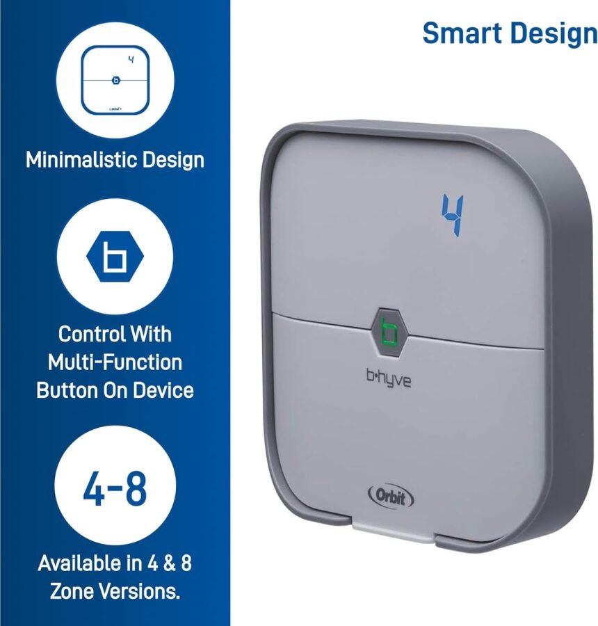 Orbit 57915 b hyve smart sprinkler controller gray review