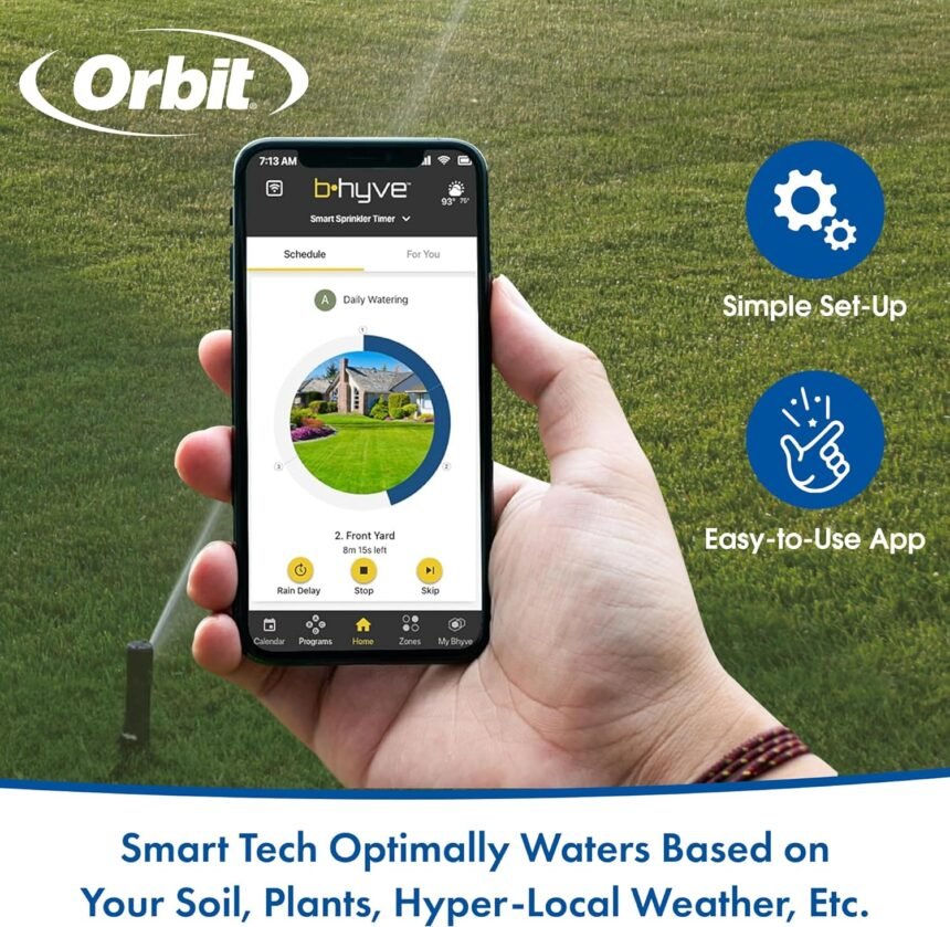 Orbit 57985 b hyve xr 8 zone smart indooroutdoor sprinkler controller 1