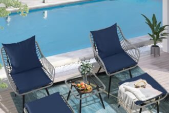 Outdoor wicker bistro set review