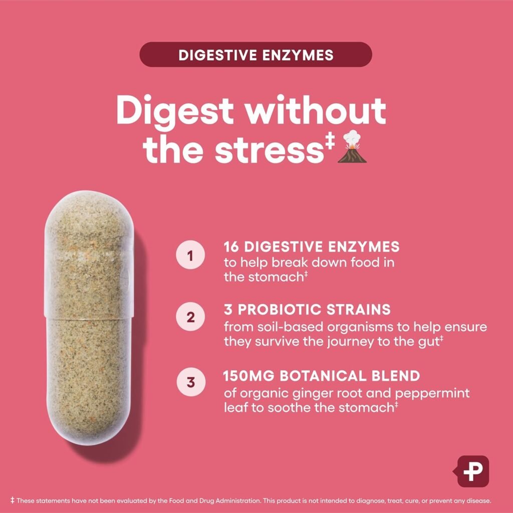 Physicians CHOICE - Optimal Gut Health Bundle: 60 Billion Probiotics 60ct + Digestive Enzymes for Digestive Comfort and Immune Support
