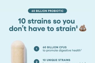 Physicians choice probiotics 60 billion cfu 10 strains organic prebiotics immune digestive gut health supports occasiona 3