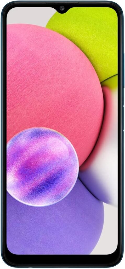 Samsung Galaxy A03s Cell Phone, ATT GSM Unlocked Android Smartphone, 32GB, Long Lasting Battery, Expandable Storage, 3 Camera Lenses, Infinite Display - Black (Renewed)