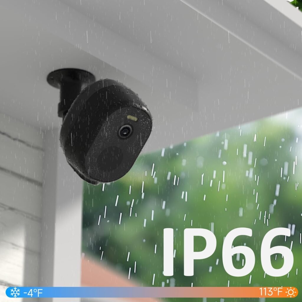 Security Cameras Wireless Outdoor, tuya 5g Security Camera, 2K HD Home Security System 4-Cam Kit with 130°-Wide View, 3MP Color Night Vision, Spotlight,IP65 Waterproof, Support Alexa,Cloud/SD