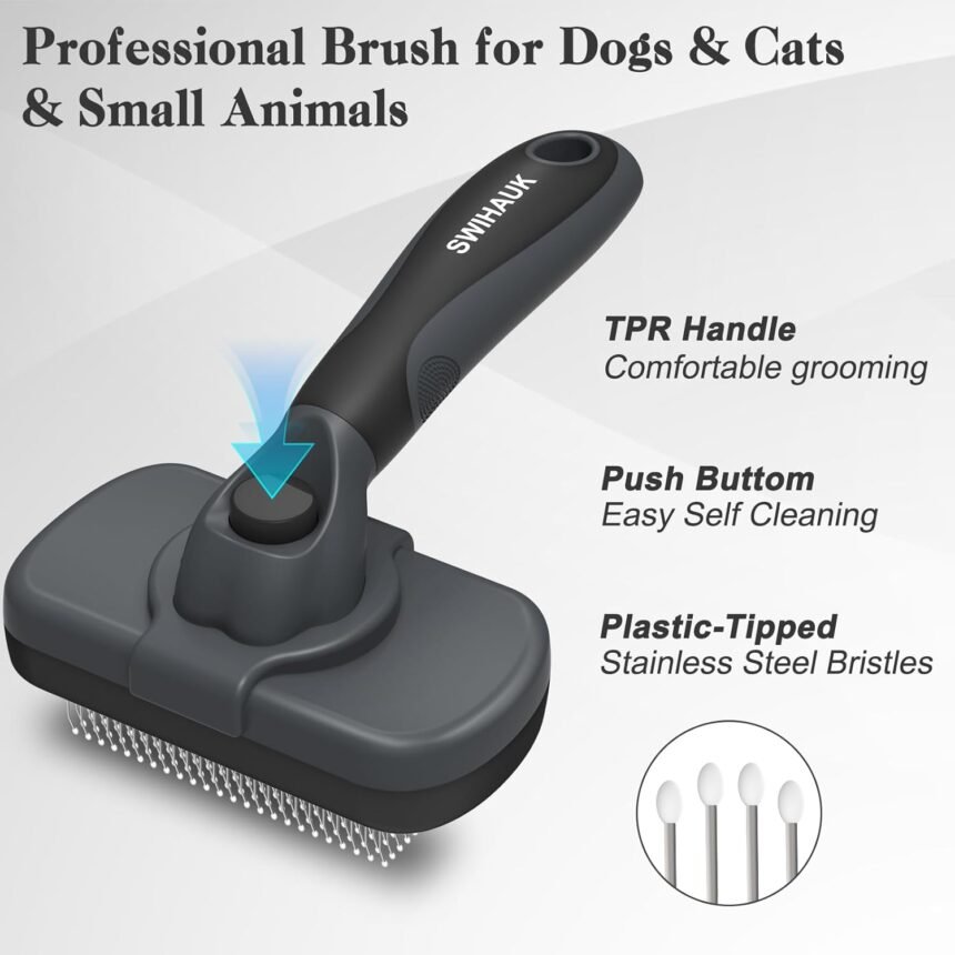 Swihauk self cleaning slicker brush review