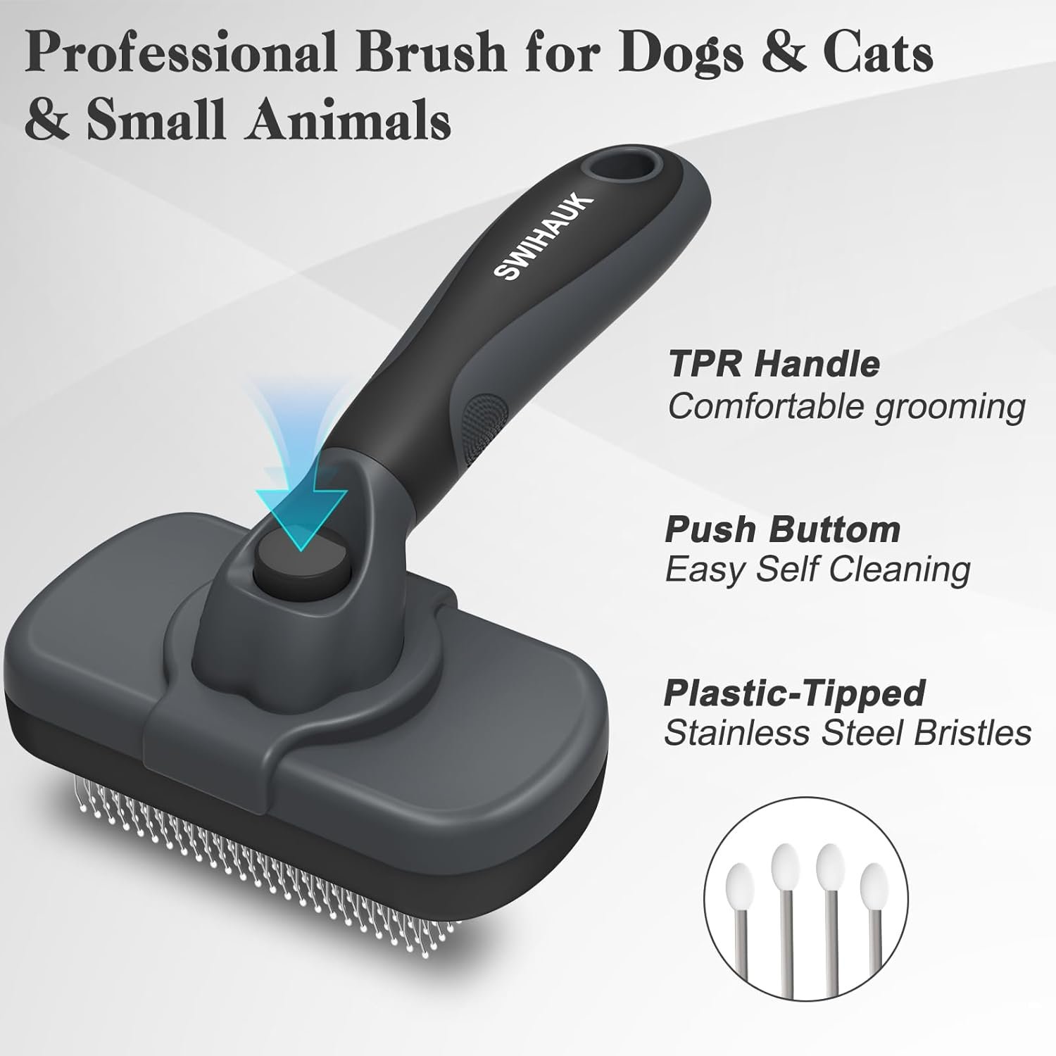 Swihauk self cleaning slicker brush review