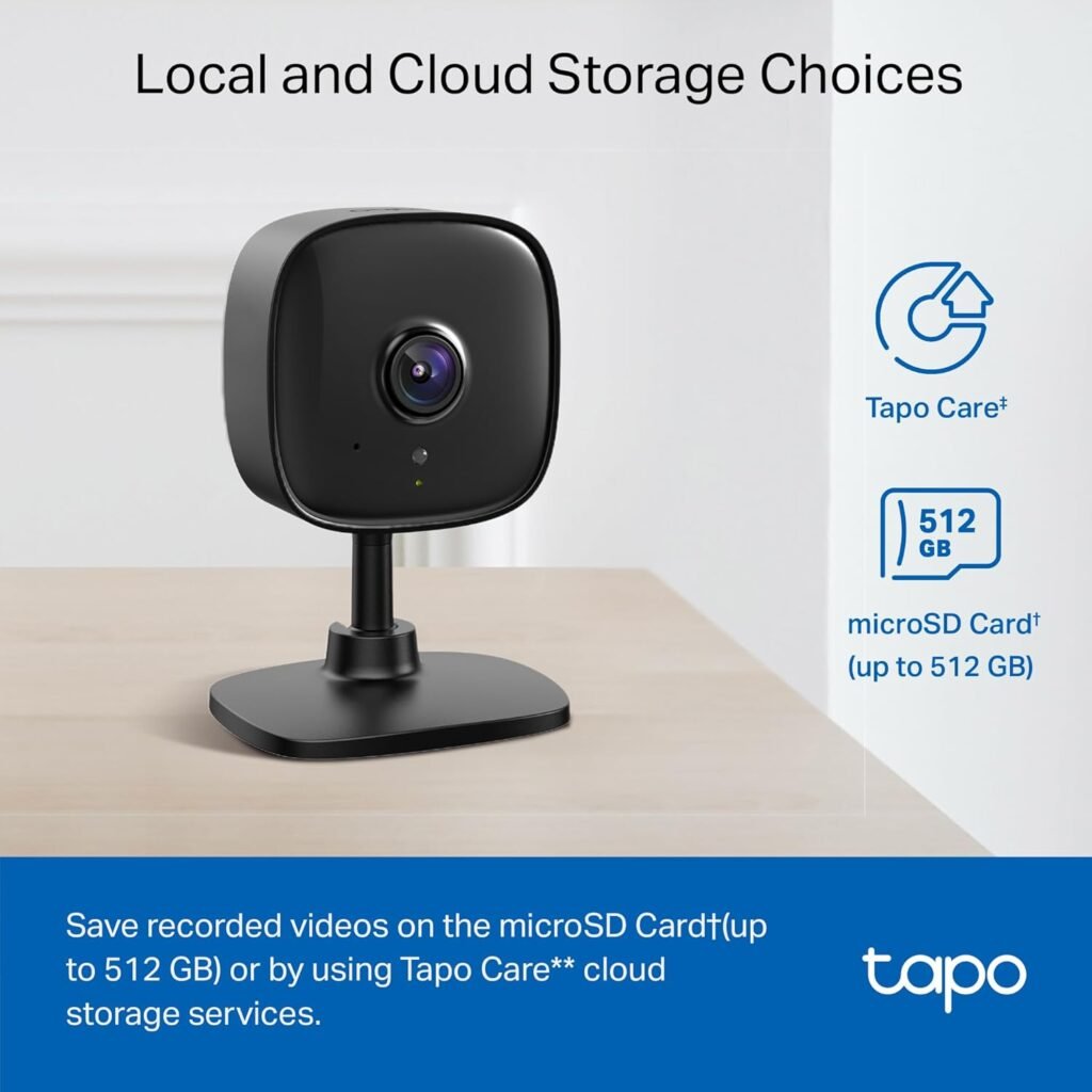 Tapo by TP-Link 1080P Indoor Security Camera for Baby Monitor, Pet Camera w/Motion Detection, 2-Way Audio Siren, Night Vision, Cloud  SD Card Storage, Works w/Alexa  Google Home, C100(4-Pack)