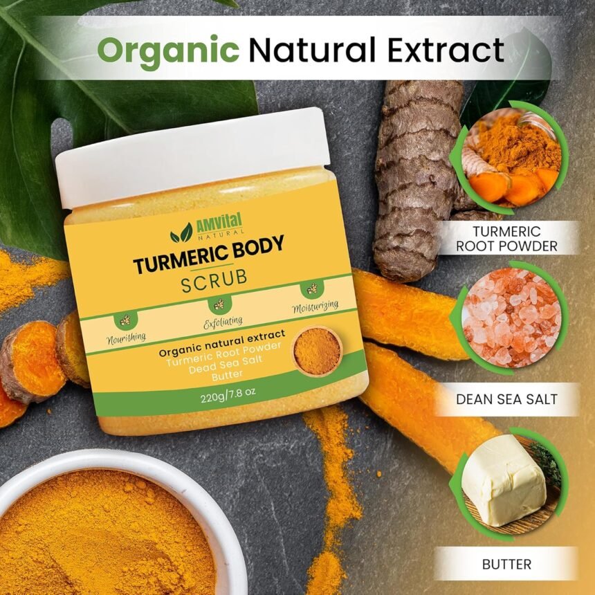 Turmeric body scrub review