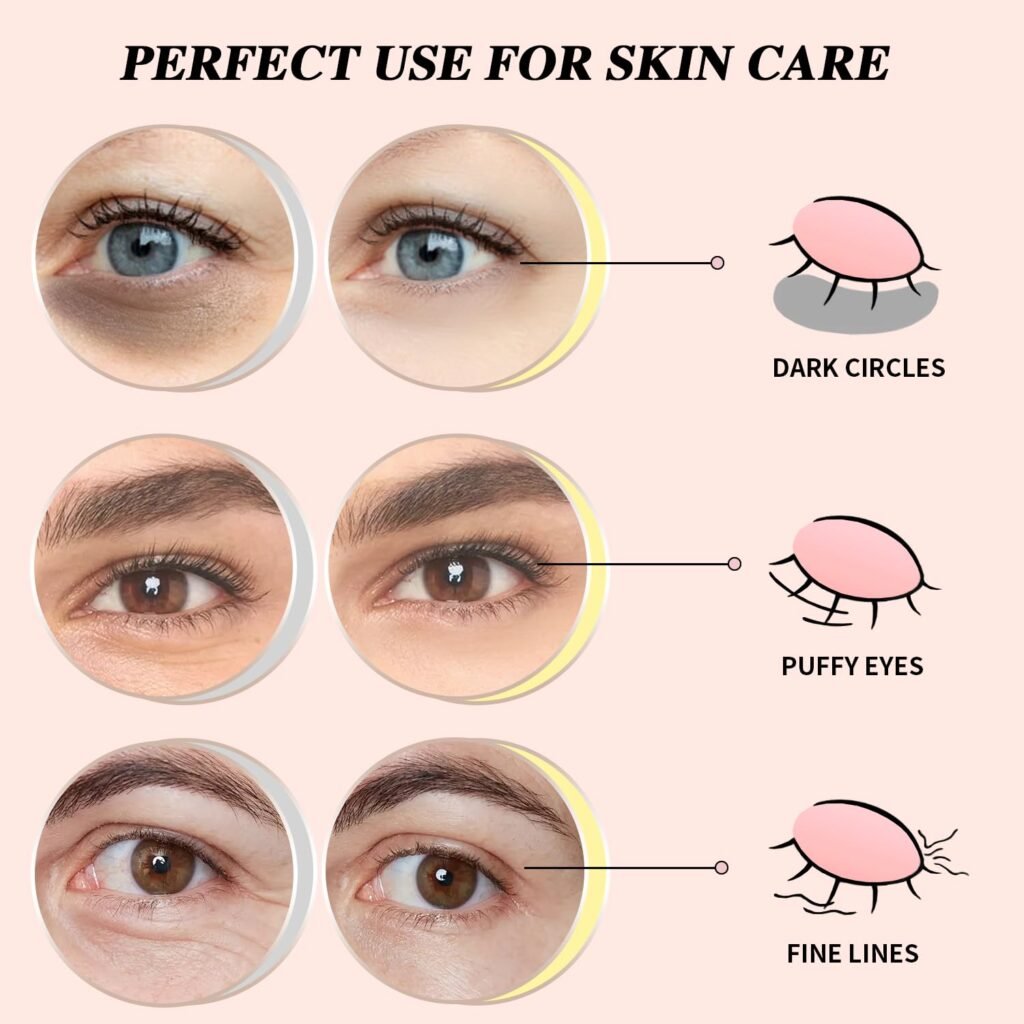 Under Eye Patches (24 Pairs) - Eye Gel Pads for Wrinkles, Puffy Eyes, Dark Circles, Eye Bags, Natural Collagen Eye Gels Pads, Under Eye Mask Patches for Refreshing, Revitalizing